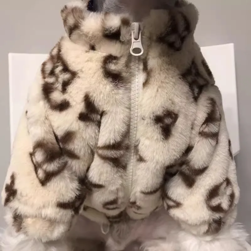 Dog Clothes Autumn Winter Schnauzer Fah Bichon Teddy Small And Medium-Sized Dog Cat Smoked Fur Coat To Keep Warm Dog Clothes Autumn Winter Schnauzer Fah Bichon Teddy Small And Medium-Sized Dog Cat Smoked Fur Coat To Keep Warm