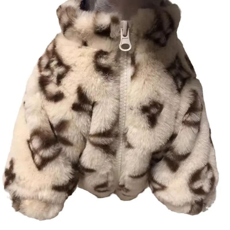 Dog Clothes Autumn Winter Schnauzer Fah Bichon Teddy Small And Medium-Sized Dog Cat Smoked Fur Coat To Keep Warm Dog Clothes Autumn Winter Schnauzer Fah Bichon Teddy Small And Medium-Sized Dog Cat Smoked Fur Coat To Keep Warm