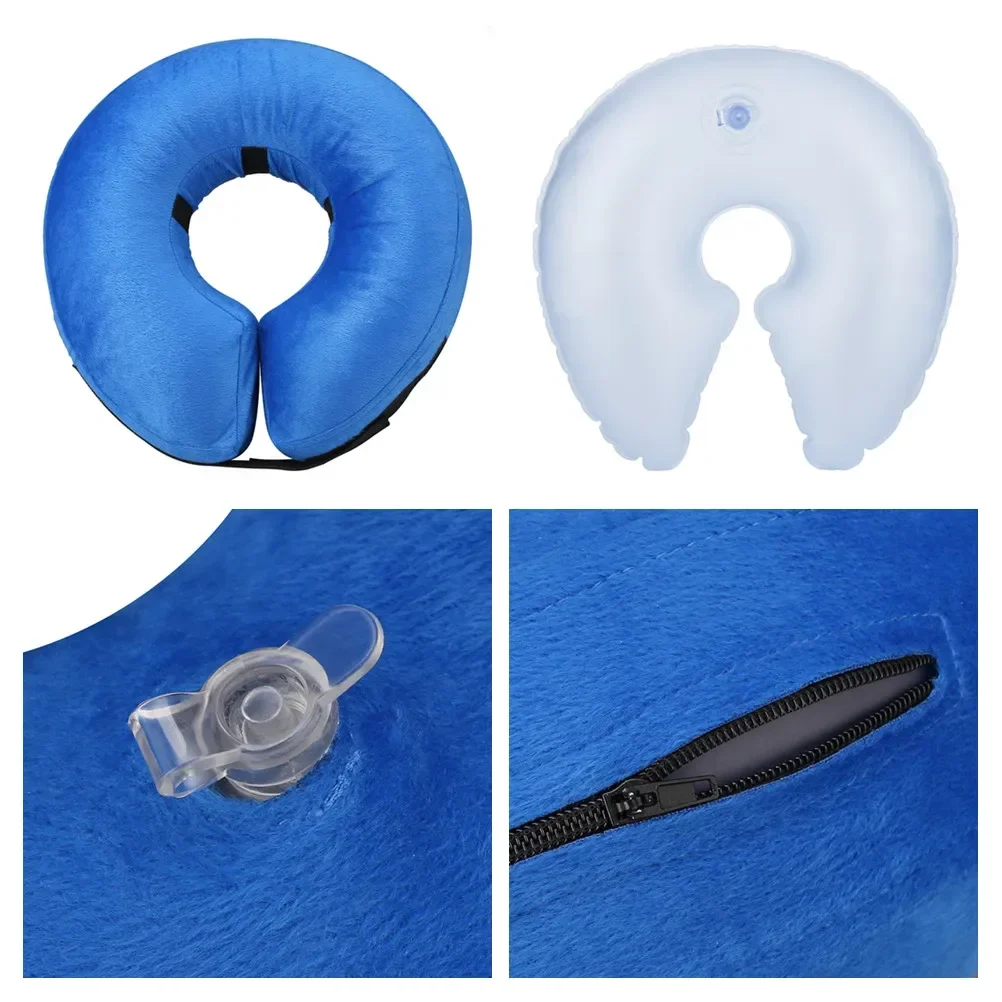 Dog Cones After Surgery, Protective Inflatable Dog Collar Pet Recovery Collar Soft Pet Cone for Small Medium or Large Dog Cones After Surgery, Protective Inflatable Dog Collar Pet Recovery Collar Soft Pet Cone for Small Medium or Large