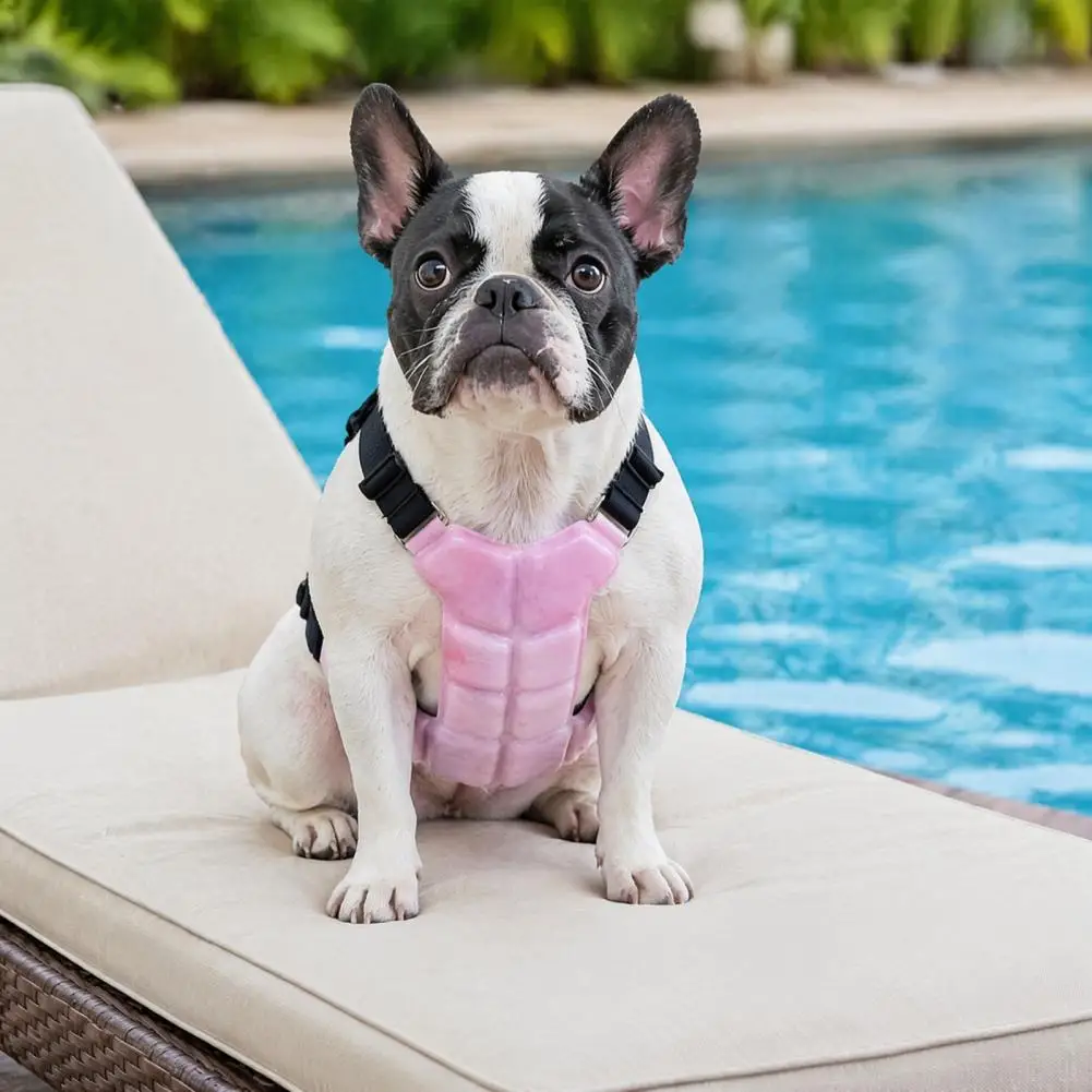 Dog Cooling Vest Breathable Cooling Coat with Gel Ice Packs Summer Pet Cooling Jacket for Large Medium Small Dogs