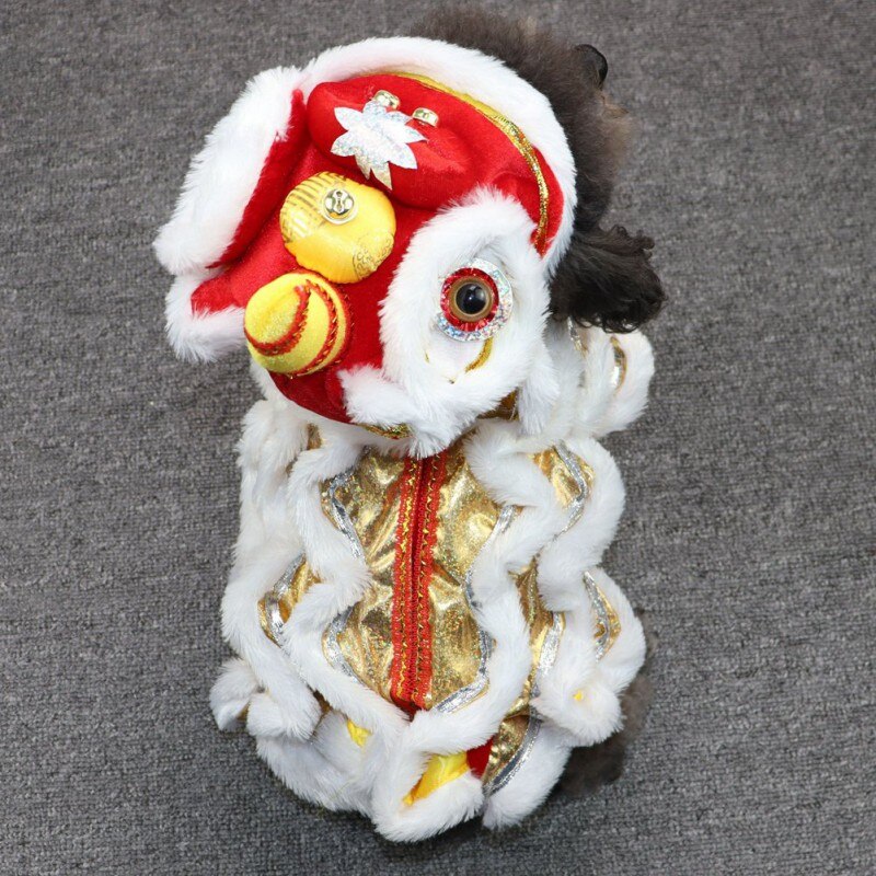 Dog Costume Lion Dance Suit