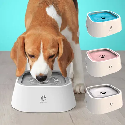 Dog Drinking Water Bowl Floating Non-Wetting Mouth Cat Bowl Without Spill Drinking Water Dispenser Plastic Anti-Over Dog Drinking Water Bowl Floating Non-Wetting Mouth Cat Bowl Without Spill Drinking Water Dispenser Plastic Anti-Over