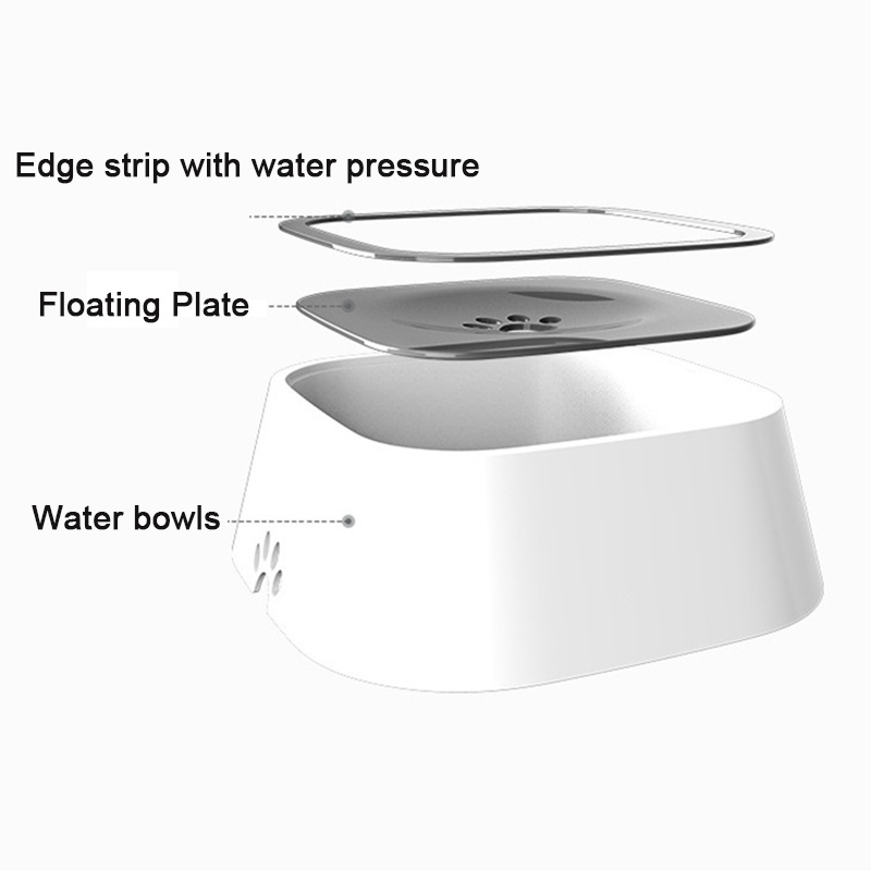 Dog Drinking Water Bowl Floating Non-Wetting Mouth Cat Bowl Without Spill Drinking Water Dispenser Plastic Anti-Over Dog Drinking Water Bowl Floating Non-Wetting Mouth Cat Bowl Without Spill Drinking Water Dispenser Plastic Anti-Over