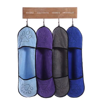 Dog Drying Towel Pet Absorbent Cloth Dog Drying Towel Pet Absorbent Cloth