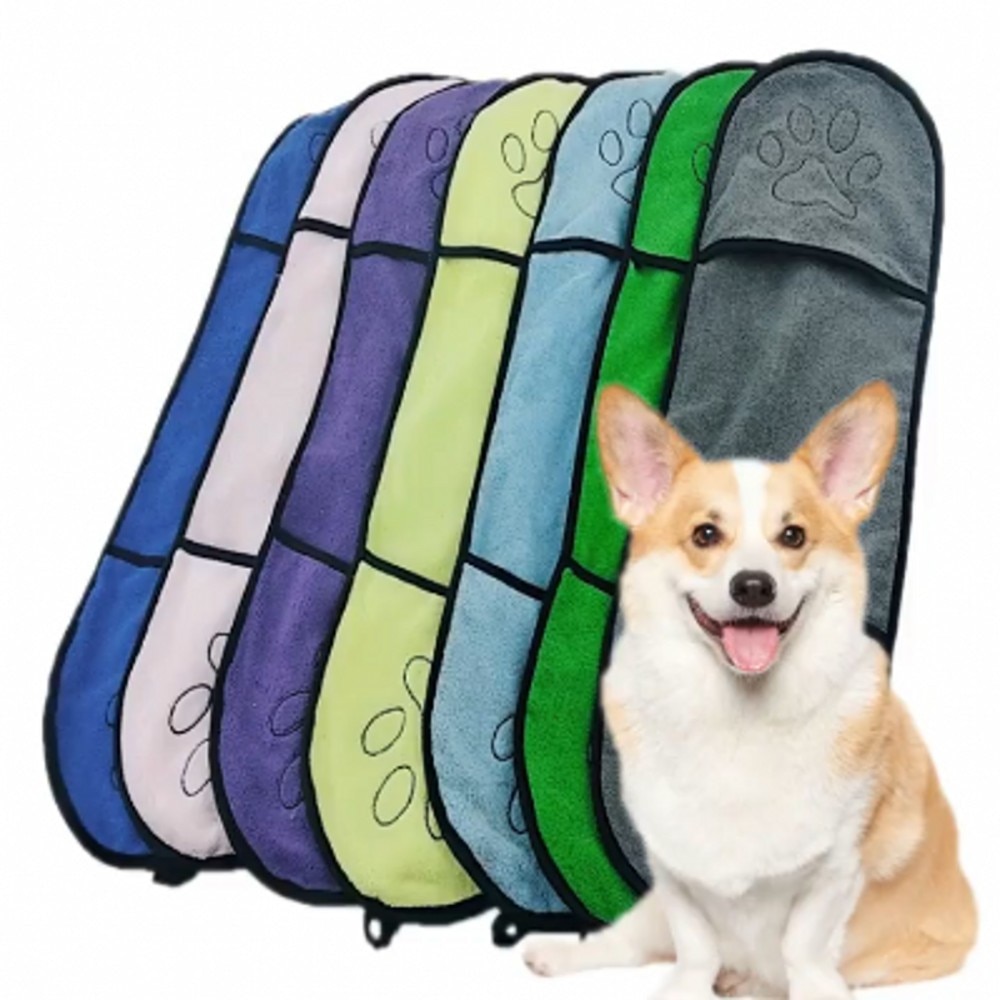 Dog Drying Towel Pet Absorbent Cloth Dog Drying Towel Pet Absorbent Cloth