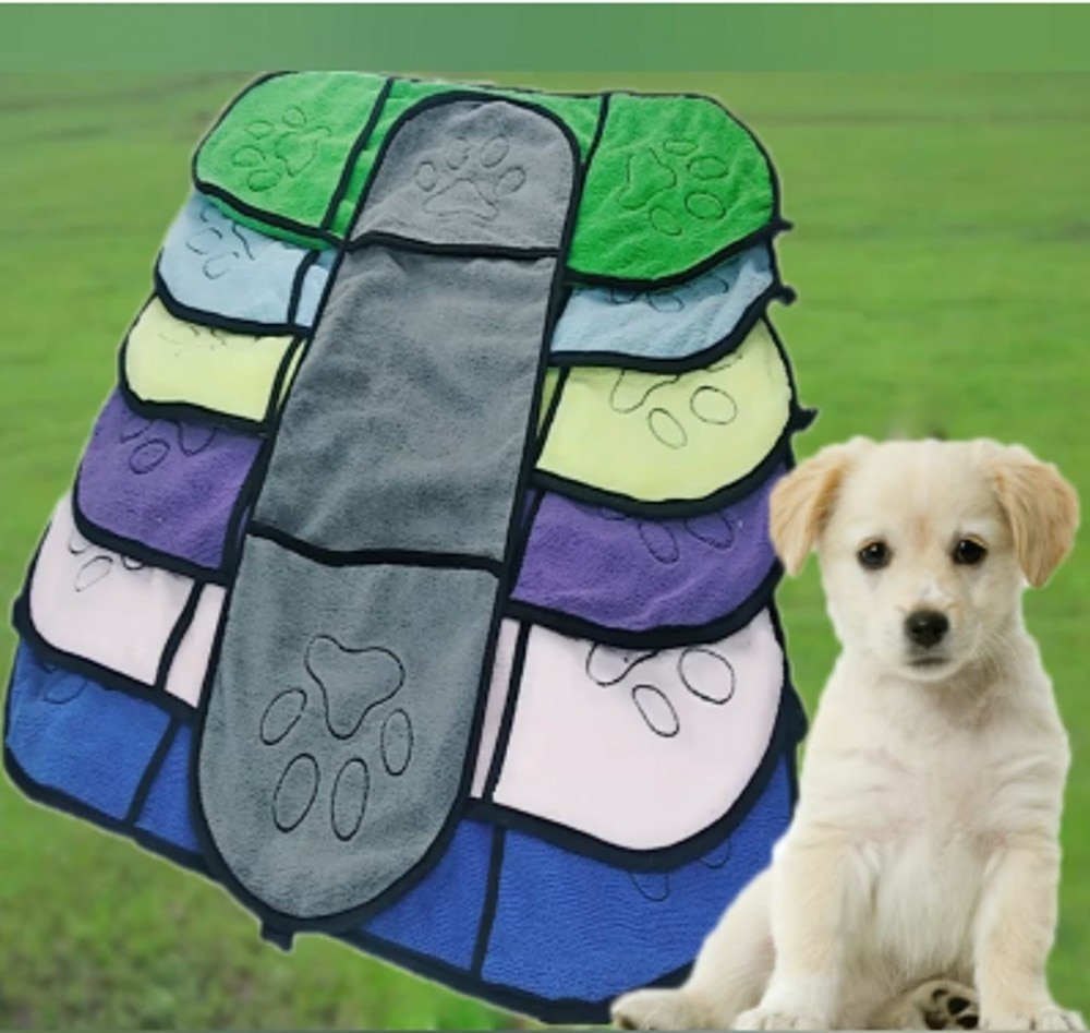 Dog Drying Towel Pet Absorbent Cloth Dog Drying Towel Pet Absorbent Cloth