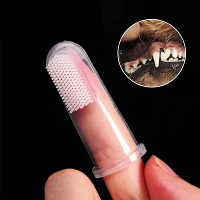 Dog Finger Toothbrushes Pet Supplies (10 pcs) Dog Finger Toothbrushes Pet Supplies (10 pcs)