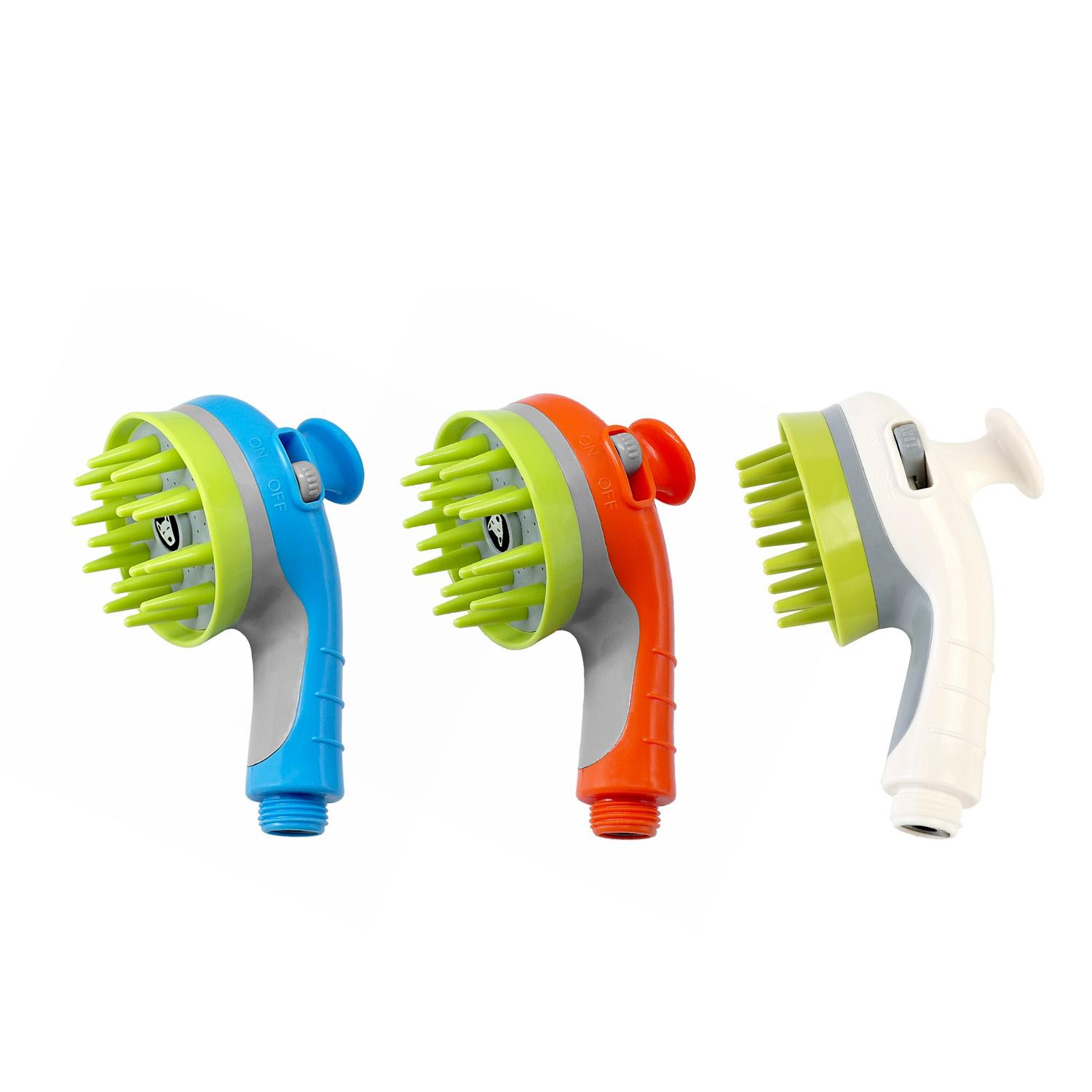 Dog Grooming Showerhead with Bristles Dog Grooming Showerhead with Bristles