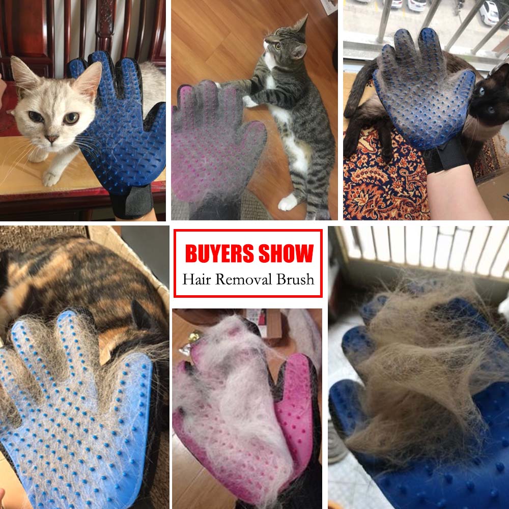 Dog Hair Remover Shedding Gloves