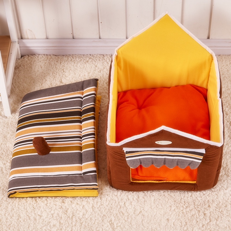 Dog House Bed With Removable Cover Dog House Bed With Removable Cover