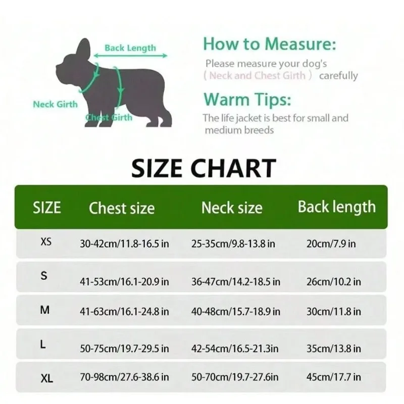 Dog Life Jacket Adjustable Dog Life Vest Reflective Dog Life Vest with Handle for Small To Large Breeds Swimming Boating Dog Life Jacket Adjustable Dog Life Vest Reflective Dog Life Vest with Handle for Small To Large Breeds Swimming Boating