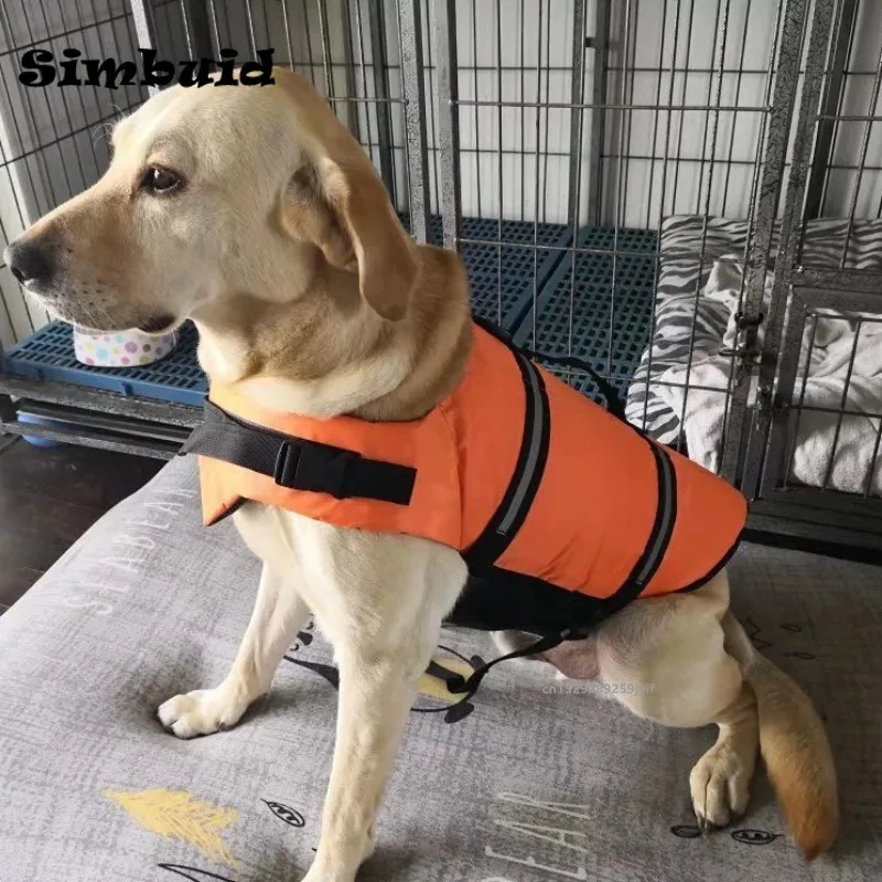 Dog Life Jacket Reflective Adjustable Large Dogs Swimwear Safety Vest Surfing Sailboat Enhanced Buoyancy Pet Lifejackets Dog Life Jacket Reflective Adjustable Large Dogs Swimwear Safety Vest Surfing Sailboat Enhanced Buoyancy Pet Lifejackets