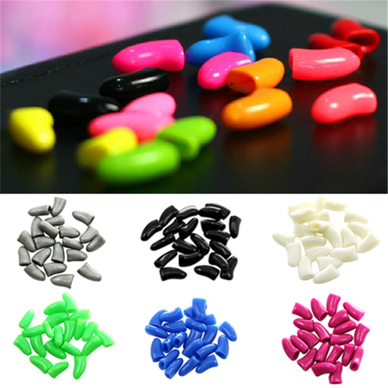 Dog Nail Caps 20PCS Soft Rubber Covers Dog Nail Caps 20PCS Soft Rubber Covers