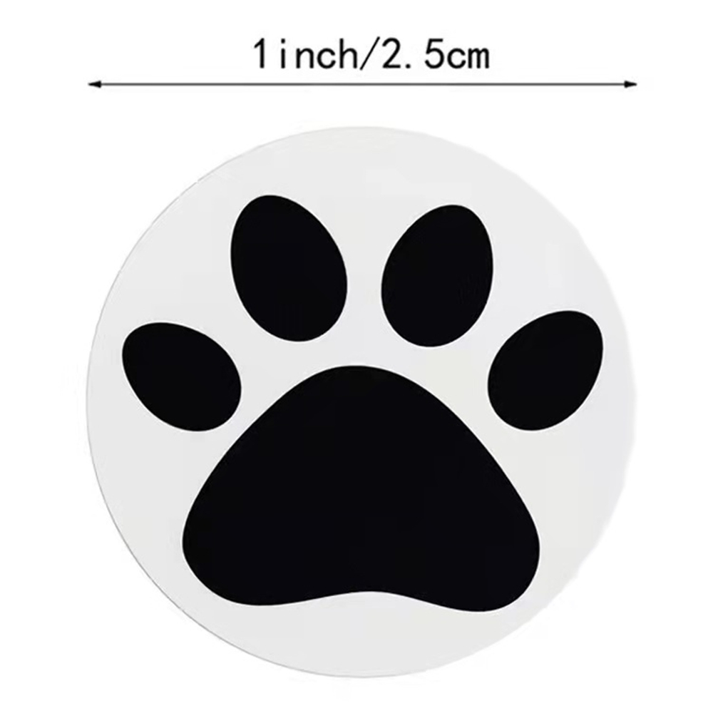 Dog Paw Print Stickers (500 pcs) Dog Paw Print Stickers (500 pcs)