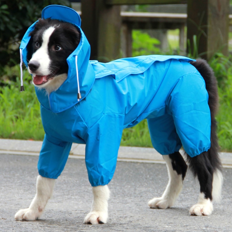 Dog Raincoat with Hood Pet Rain Jacket Dog Raincoat with Hood Pet Rain Jacket