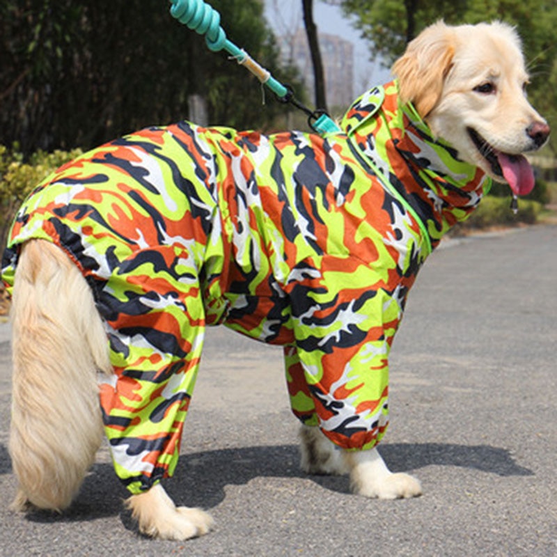 Dog Raincoat with Hood Pet Rain Jacket Dog Raincoat with Hood Pet Rain Jacket