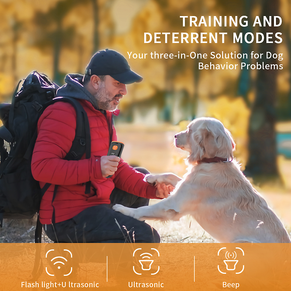 Dog Repeller No Dog Noise Anti Barking Device Ultrasonic Dog Bark Deterrent Devices Training 3 Modes USB Rechargeable Dog Repeller No Dog Noise Anti Barking Device Ultrasonic Dog Bark Deterrent Devices Training 3 Modes USB Rechargeable