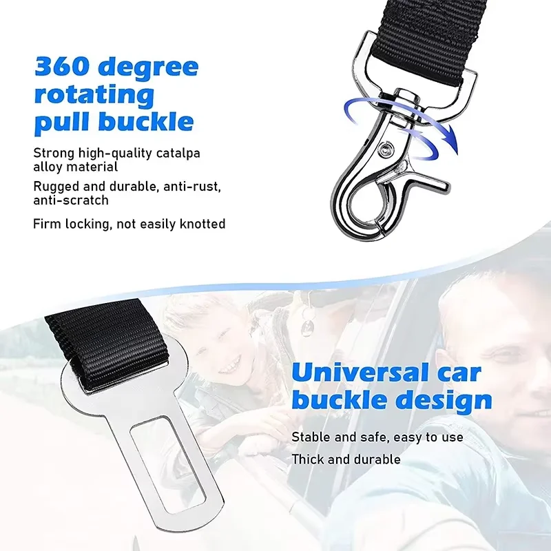 Dog Safety Leash Adjustable Retractable Cushioning Elastic Pet Leash Car Seat Seat Belt Safety Rope Tug Rope Dog Safety Leash Adjustable Retractable Cushioning Elastic Pet Leash Car Seat Seat Belt Safety Rope Tug Rope