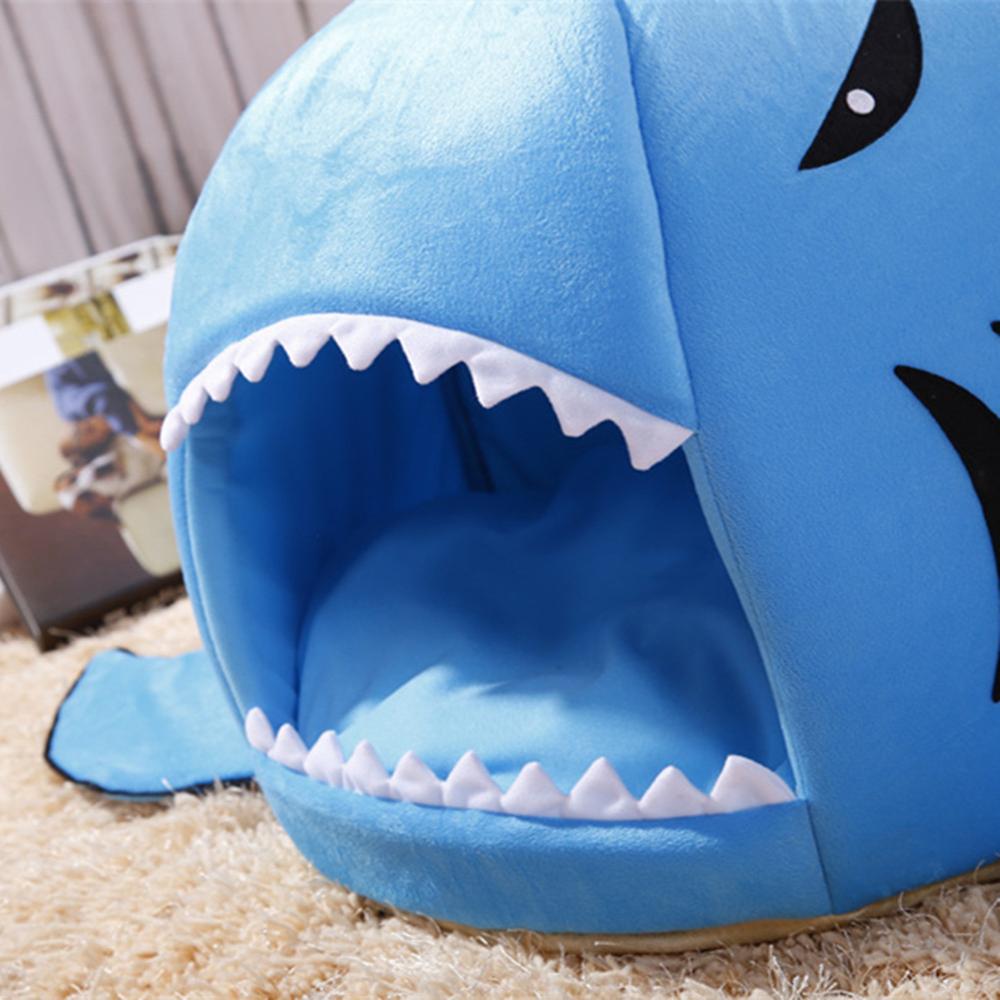 Dog Shark Bed Pet Sleeping Cave Dog Shark Bed Pet Sleeping Cave