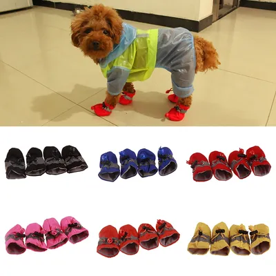 Dog Shoes Anti-Slip Waterproof Set