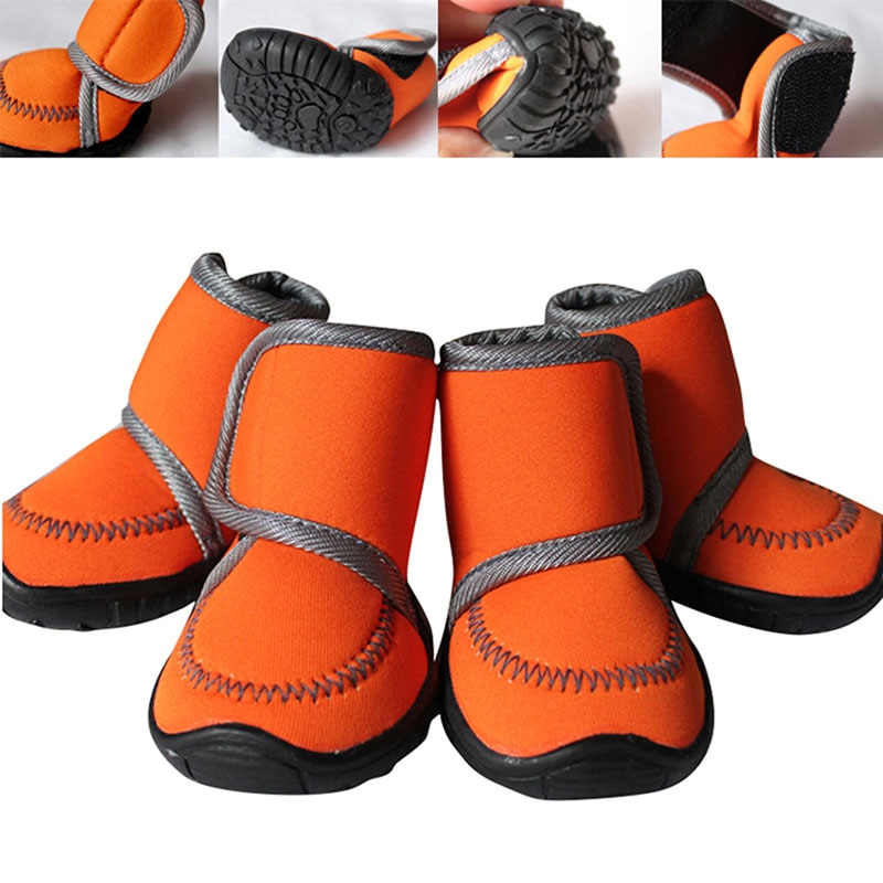 Dog Shoes For Winter Footwear (4pcs)
