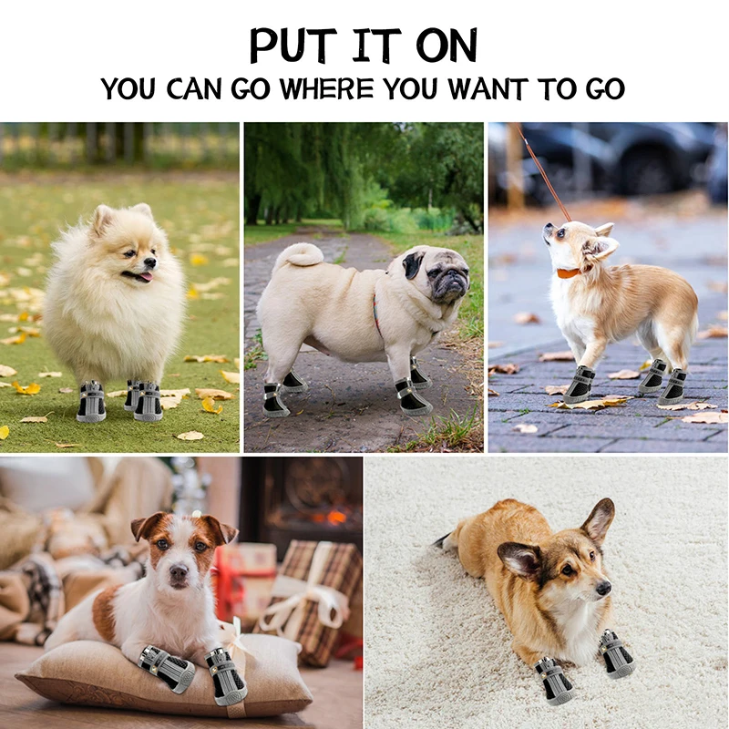 Dog Shoes Non-Slip Soles Thick Plush Protection Paw Pet Shoes Warm For Dog Non-Slip Dog Shoes Breathable Climbing Pets Dog Shoes Non-Slip Soles Thick Plush Protection Paw Pet Shoes Warm For Dog Non-Slip Dog Shoes Breathable Climbing Pets