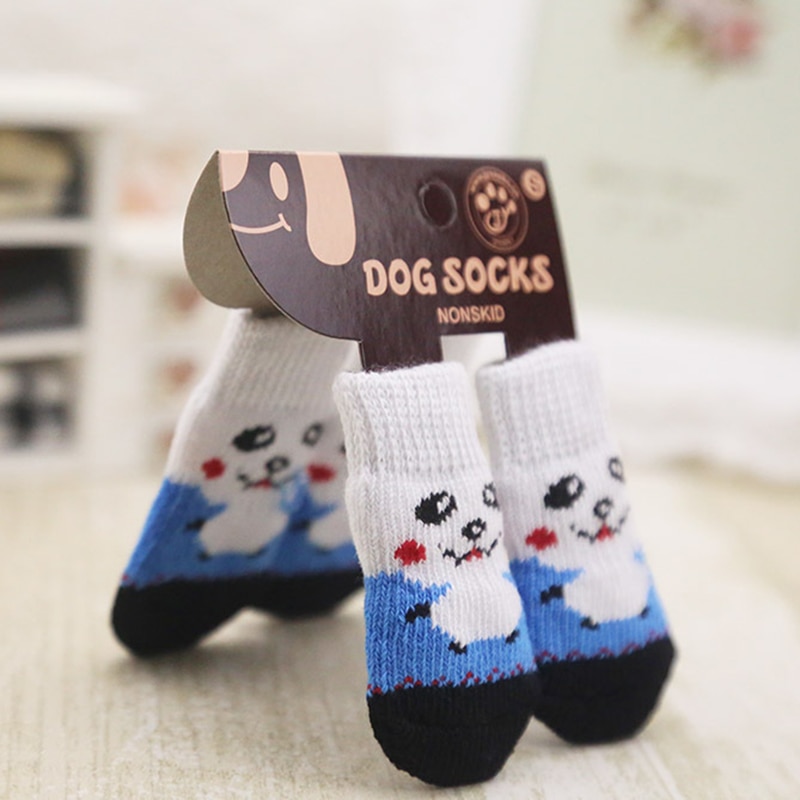 Dog Socks Anti-slip Bottom 4PC Set Dog Socks Anti-slip Bottom 4PC Set