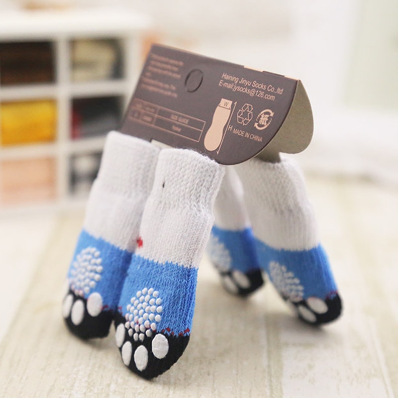 Dog Socks Anti-slip Bottom 4PC Set Dog Socks Anti-slip Bottom 4PC Set