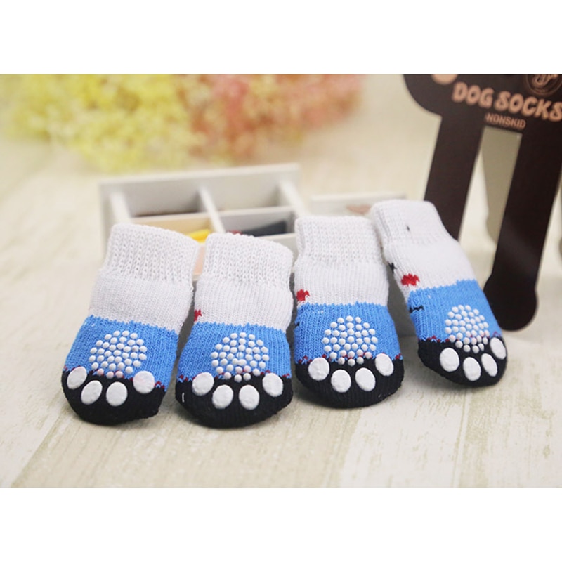 Dog Socks Anti-slip Bottom 4PC Set Dog Socks Anti-slip Bottom 4PC Set
