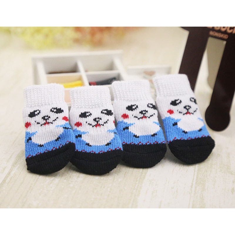 Dog Socks Anti-slip Bottom 4PC Set Dog Socks Anti-slip Bottom 4PC Set