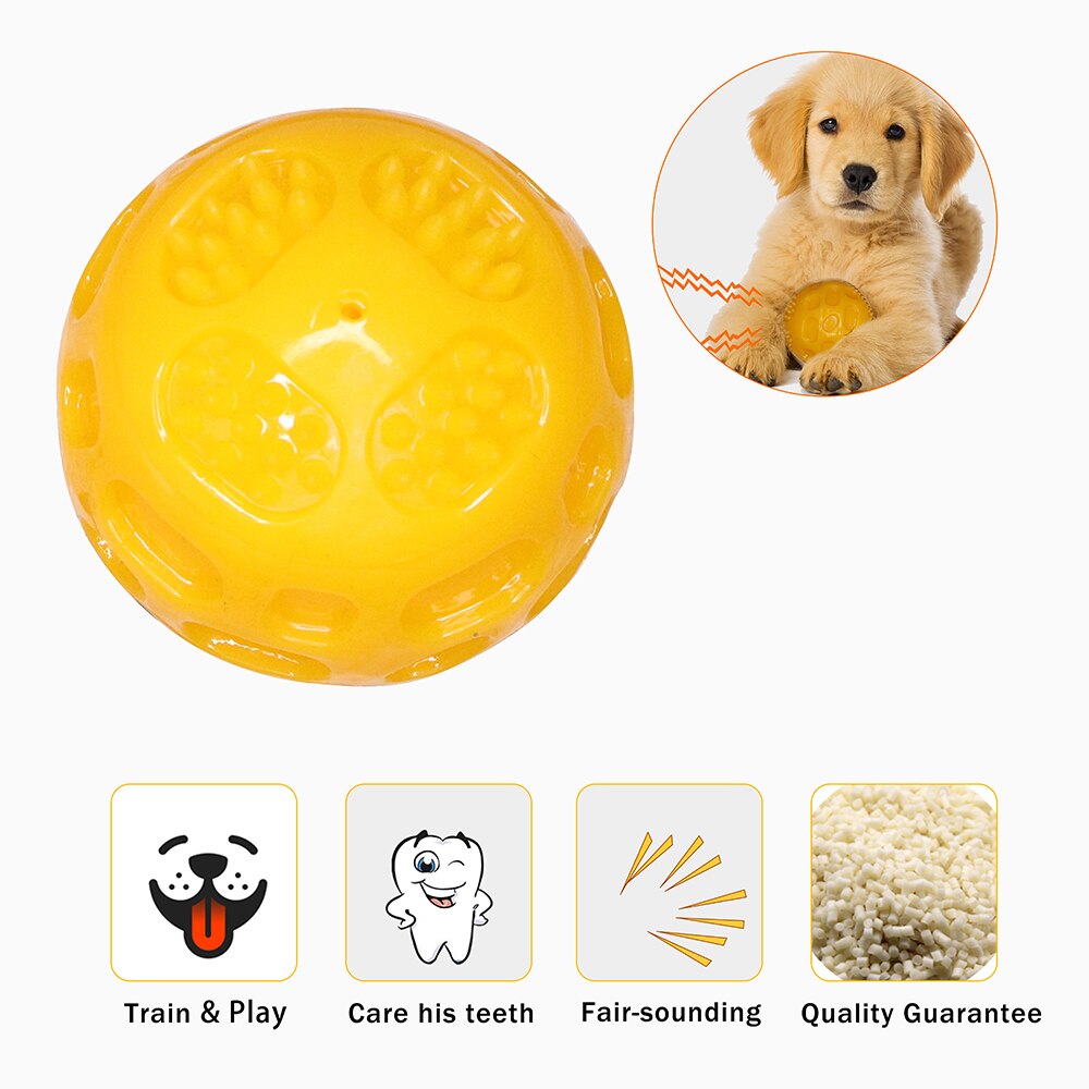 Dog Squeaky Ball Pet Tooth Cleaning Ball Dog Squeaky Ball Pet Tooth Cleaning Ball