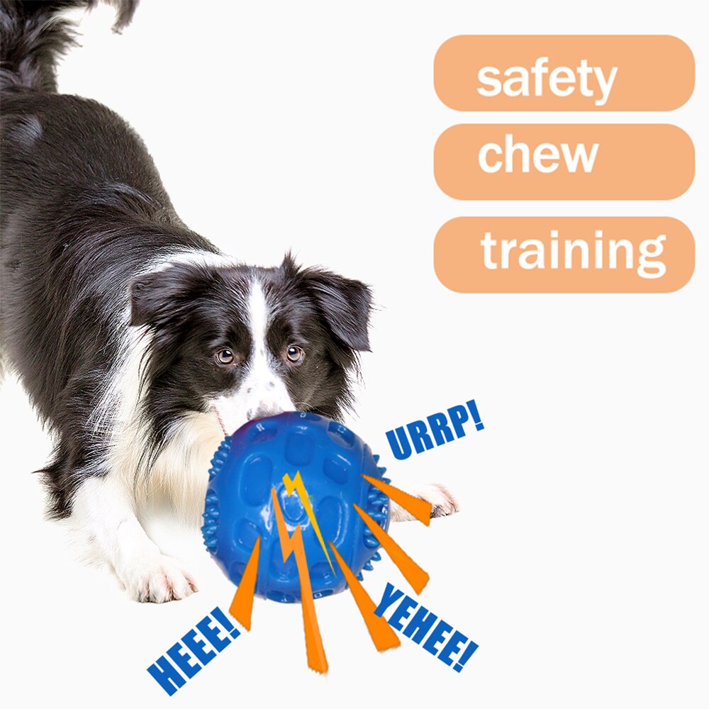 Dog Squeaky Ball Pet Tooth Cleaning Ball Dog Squeaky Ball Pet Tooth Cleaning Ball