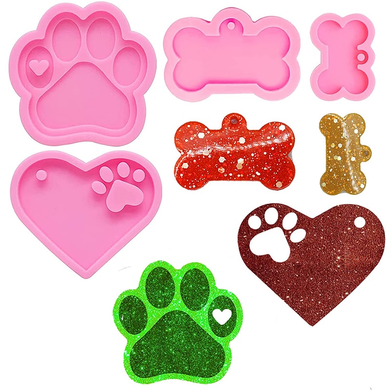 Dog Tag Mold for DIY Keychain and Dog Tag