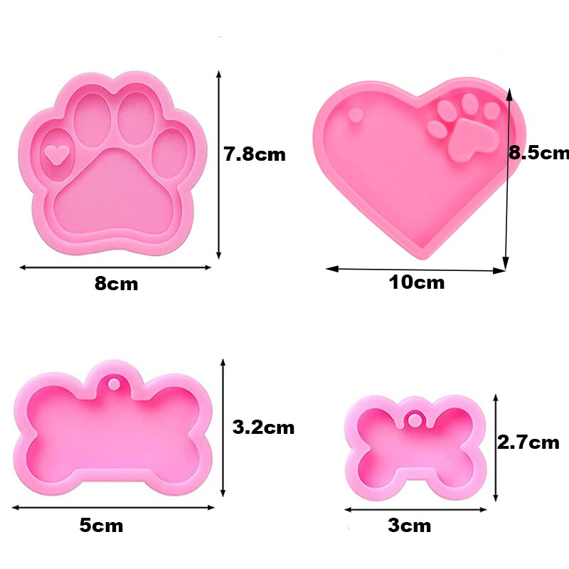 Dog Tag Mold for DIY Keychain and Dog Tag