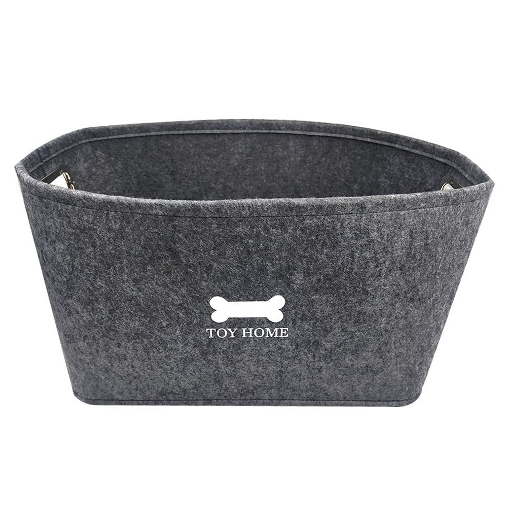 Dog Toy Storage Basket Portable Organizer Dog Toy Storage Basket Portable Organizer