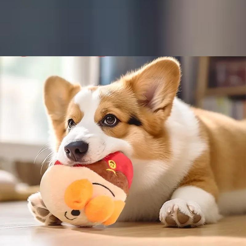 Dog Toys Interactive Puzzle Electric Plush Jumping Ball USB Rechargeable Clown Cartoon Dog Training Toy Piggy Pet
