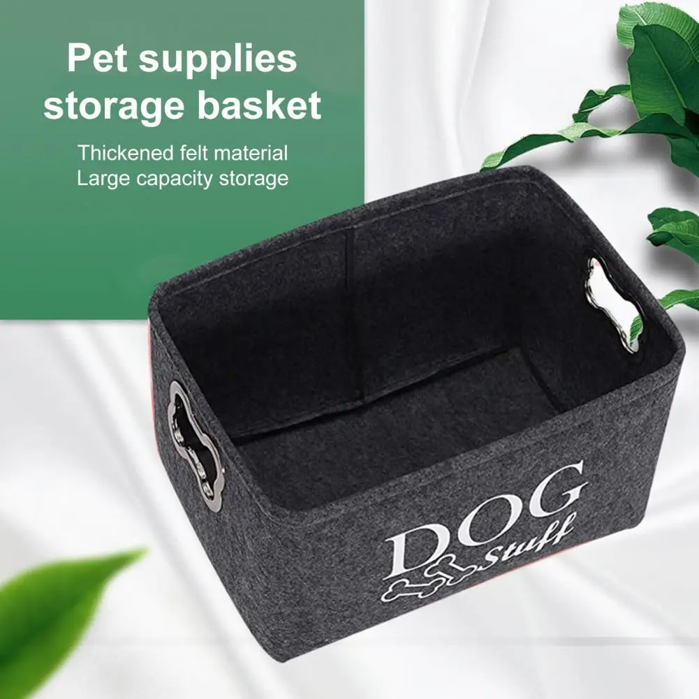 Dog Toys Storage Bin with Handles