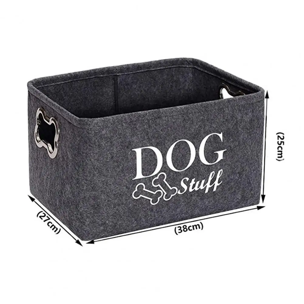 Dog Toys Storage Bin with Handles