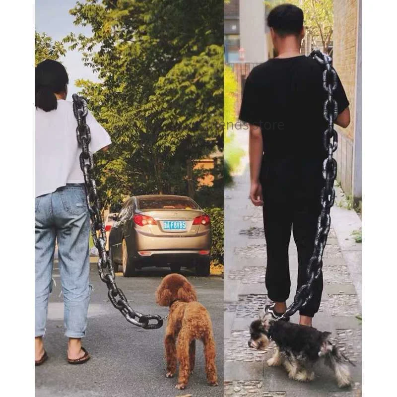 Dog Traction Chain Simulation Iron Chain Plastic Thick Chain Traction Rope Net Red Fun Pet Supplies Dogs Accessories Dog Traction Chain Simulation Iron Chain Plastic Thick Chain Traction Rope Net Red Fun Pet Supplies Dogs Accessories