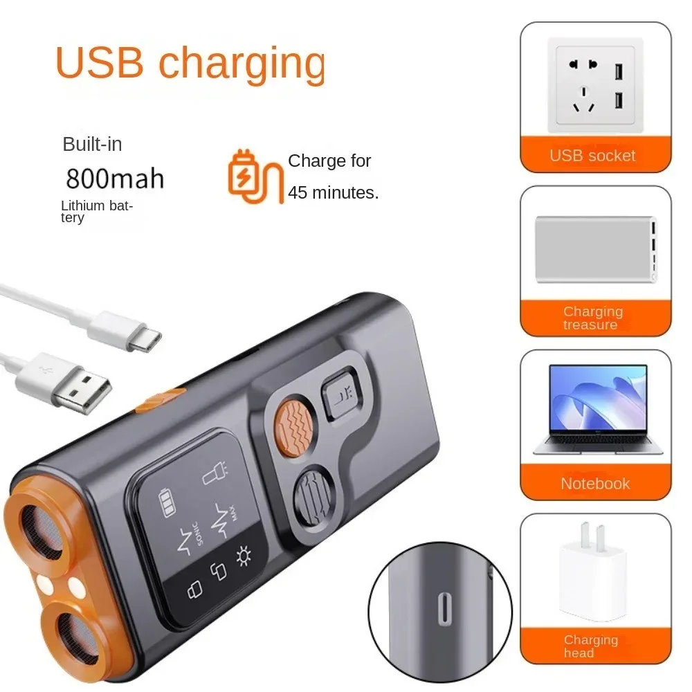 Dog Training Device Rechargeable Anti Dog Bark Stop-Barking Deterrent Device Pet Dog Repeller Ultrasonic with LED Dog Training Device Rechargeable Anti Dog Bark Stop-Barking Deterrent Device Pet Dog Repeller Ultrasonic with LED