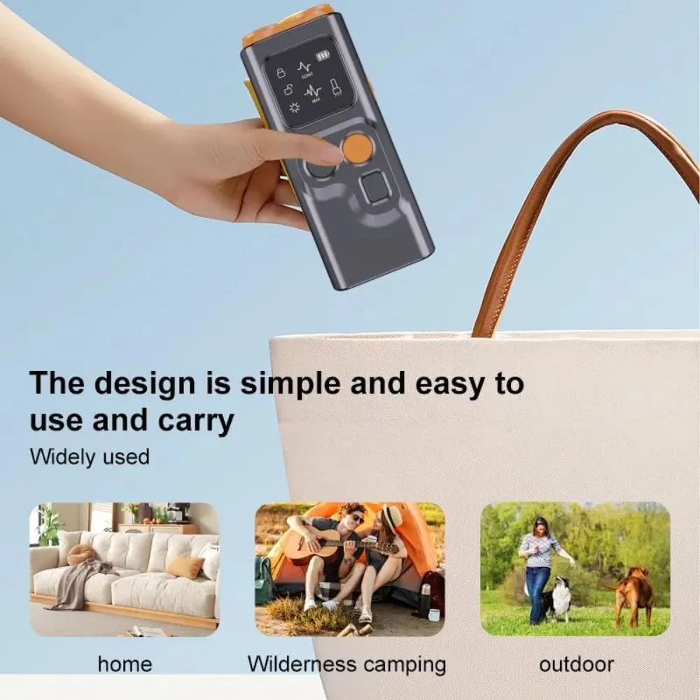 Dog Training Device Rechargeable Anti Dog Bark Stop-Barking Deterrent Device Pet Dog Repeller Ultrasonic with LED Dog Training Device Rechargeable Anti Dog Bark Stop-Barking Deterrent Device Pet Dog Repeller Ultrasonic with LED