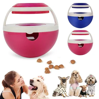 Dog Treat Dispenser Interactive Play Toy Dog Treat Dispenser Interactive Play Toy