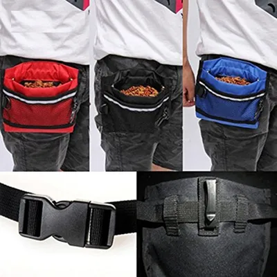 Dog Treat Pouch with Buckle Belt Dog Treat Pouch with Buckle Belt