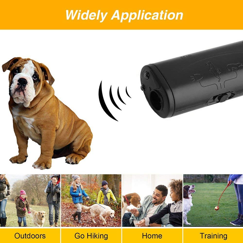 Dog Ultrasonic Anti Barking Device 3 in 1 Dog Training Anti-barking Device with Flash Light Outdoor Pets Dogs Repellent Dog Ultrasonic Anti Barking Device 3 in 1 Dog Training Anti-barking Device with Flash Light Outdoor Pets Dogs Repellent