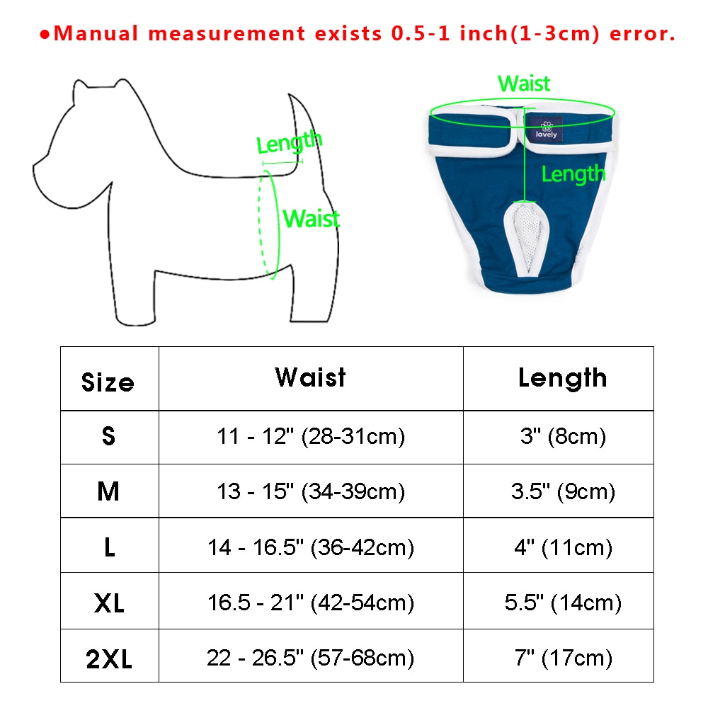 Dog Washable Diaper Cloth Pants Dog Washable Diaper Cloth Pants