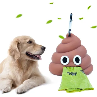 Dog Waste Bag Dispenser Poop Design Dog Waste Bag Dispenser Poop Design
