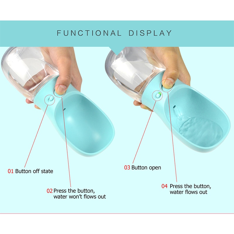 Dog Water Dispenser Portable Bottle Dog Water Dispenser Portable Bottle