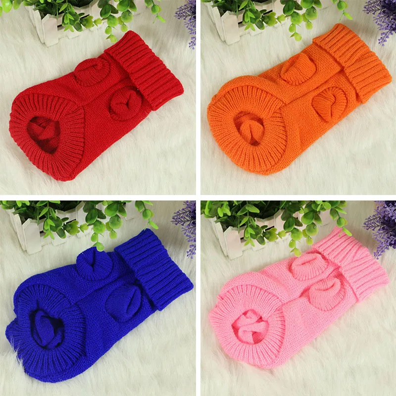 Dog Winter Clothes Knitted Pet Clothes For Small Medium Dogs Chihuahua Puppy Pet Sweater Yorkshire Pure Dog Sweater Dog Winter Clothes Knitted Pet Clothes For Small Medium Dogs Chihuahua Puppy Pet Sweater Yorkshire Pure Dog Sweater