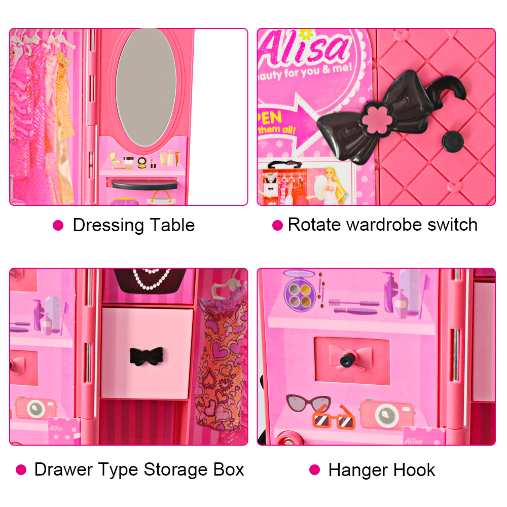 Doll Closet Clothes Accessories Set Doll Closet Clothes Accessories Set