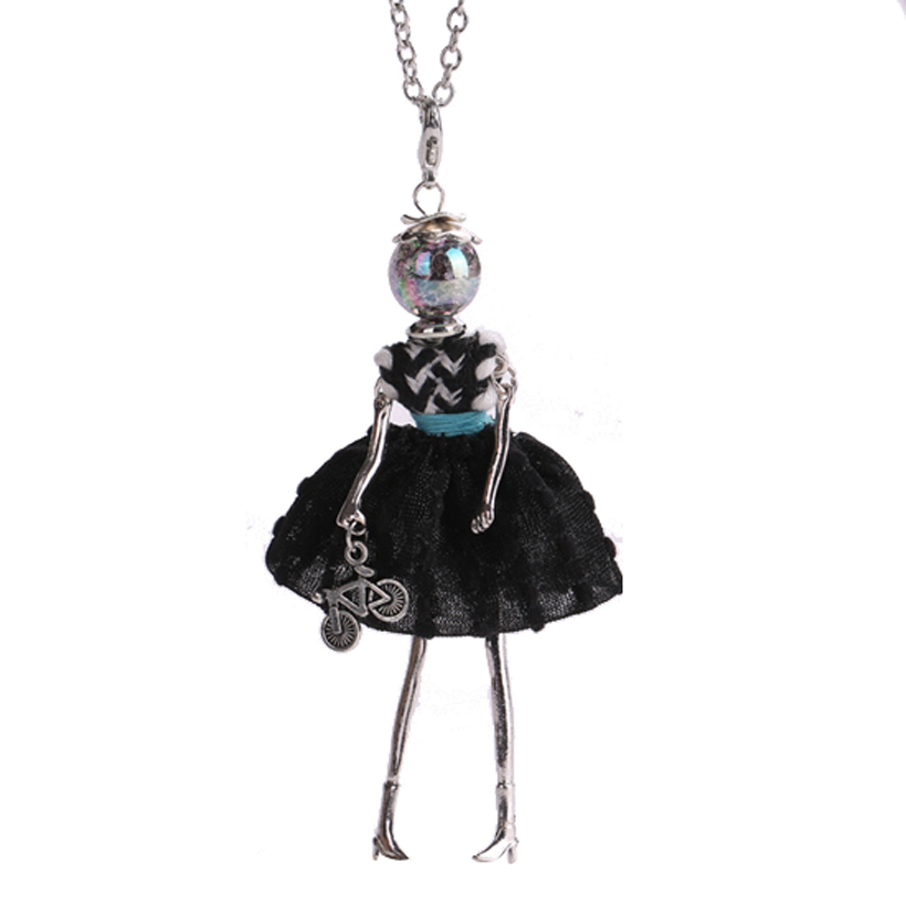 Doll Design Long Women Necklace Doll Design Long Women Necklace